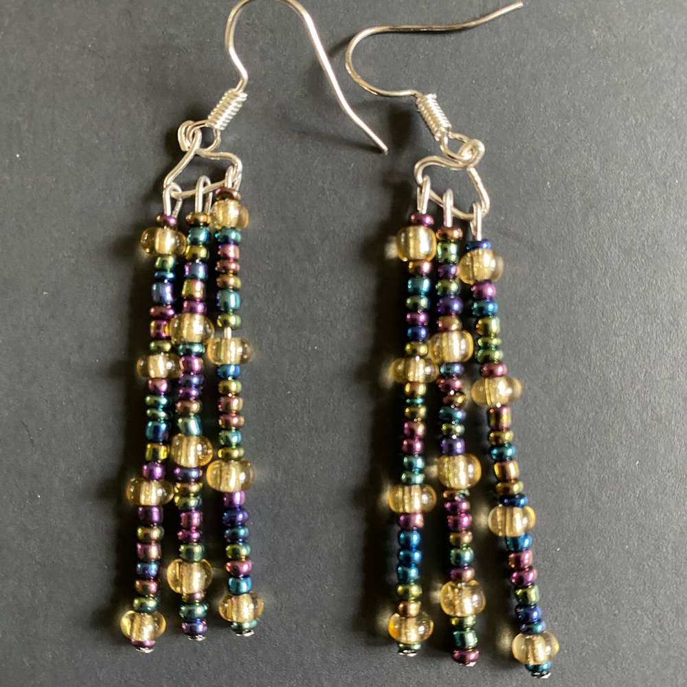 3 for 15. Handmade Multicolour Earrings